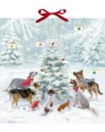 Zettel-Adventskalender - Weihnachten auf vier Pfoten