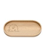 Holztablett Nur bei Gott komme ich zur Ruhe