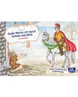 Sankt Martin ritt durch Schnee und Wind. Kamishibai Bildkartenset.