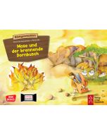 Mose und der brennende Dornbusch. Exodus Teil 4. Kamishibai Bildkartenset.