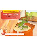 Die beiden Frösche. Eine Fabel von Äsop. Kamishibai Bildkartenset