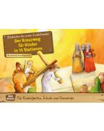 Der Kreuzweg für Kinder in 15 Stationen. Kamishibai Bildkartenset.
