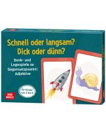 Schnell oder langsam? Dick oder dünn?