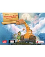 Kleiner großer Bagger. Eine unglaubliche Reise. Kamishibai Bildkartenset