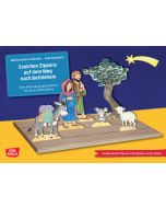 Eselchen Zippora auf dem Weg nach Bethlehem. Eine Weihnachtsgeschichte für die Erzählschiene. Erzählschienen-Figurenset