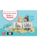 Betül und Nele entdecken Kirche und Moschee. Kamishibai Bildkartenset