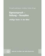 Eigenanspruch – Geltung – Rezeption