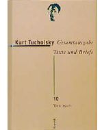 Gesamtausgabe Texte und Briefe 10