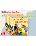 Jesus wird geboren. Die Geschichte von Weihnachten. Mini-Bilderbuch. Paket mit 50 Exemplaren zum Vorteilspreis