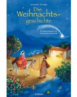 Die Weihnachtsgeschichte. Ein Adventskalender mit einem großen Fensterbild