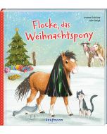 Flocke, das Weihnachtspony
