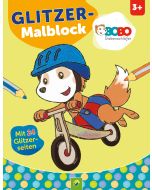 Bobo Siebenschläfer Glitzer-Malblock