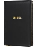 Schlachter 2000 Bibel - Taschenausgabe (Softcover, schwarz, Goldschnitt, Reißverschluss)