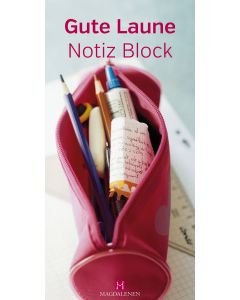 Gute Laune Notiz Block Federmäppchen