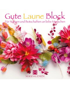 Gute Laune Block Blumen