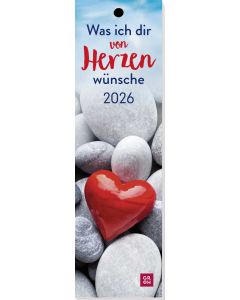 Lesezeichenkalender 2026: Was ich dir von Herzen wünsche