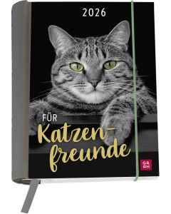 Buchkalender 2026: Für Katzenfreunde