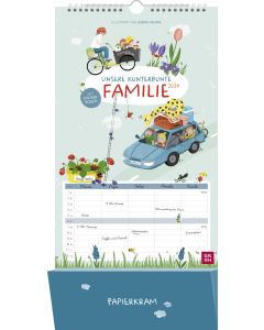 Familienplaner 2026: Unsere kunterbunte Familie