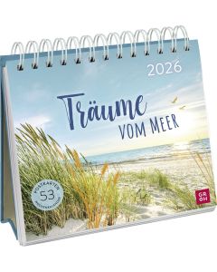 Postkartenkalender 2026: Träume vom Meer