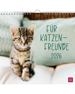 Wandkalender 2026: Für Katzenfreunde