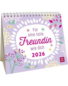 Mini-Kalender 2026: Für eine tolle Freundin wie dich