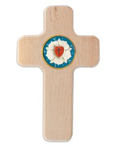 Holzkreuz „Lutherrose“