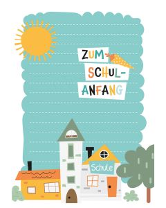 Zum Schulanfang