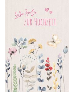 Liebe Grüße zur Hochzeit