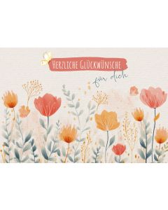 Herzliche Glückwünsche für dich