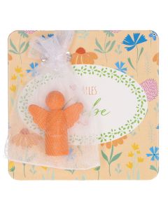 Engelfigur aus Metall 3 x 2,5 cm