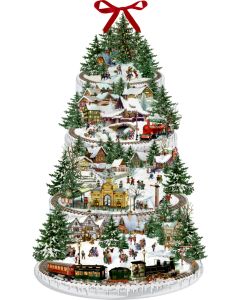 Wand-Adventskalender – Eisenbahn-Tanne