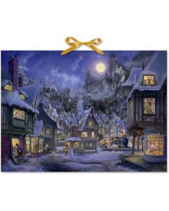 Wand-Adventskalender – Magisches Weihnachtsdorf