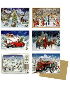 Miniatur-Adventskalender – Nostalgische Adventszeit