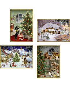 Mini-Adventskalender – Nostalgische Weihnachtswelt