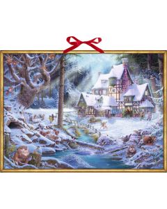 Wand-Adventskalender – Weihnachten auf dem Mühlenhof