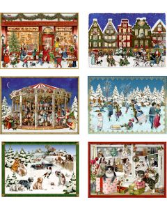 Miniatur-Adventskalender – Fröhliche Adventszeit