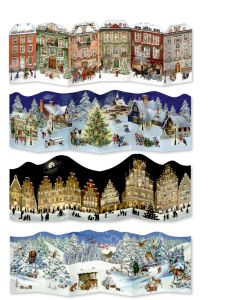 Mini-Adventskalender – Nostalgische Winterweihnacht-Leporellos