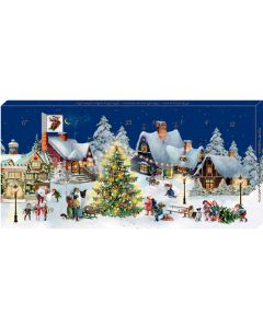 Adventskalender-Schokolade – Weihnachtsdorf