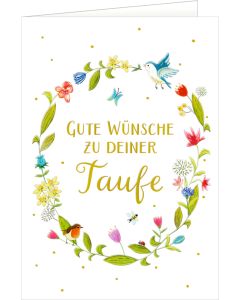 Grußkarten-Set – Glückwünsche zur Taufe