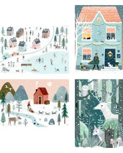 Mini-Adventskalender – Weiße Winterwelt