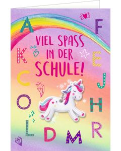 Grußkarte - Viel Spaß in der Schule!