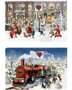 Adventskalender-Schokolade – 24 Süße Herzmomente im Advent