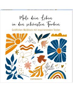 Goldfolien-Malblock – Male dein Leben in den schönsten Farben