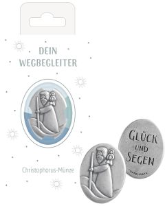 Christophorus-Münze – Glück und Segen