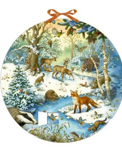 Memo-Adventskalender – Die Tiere im Winterwald
