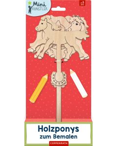 Holzponys zum Bemalen
