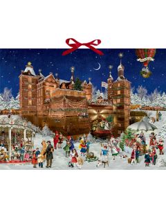 Wand-Adventskalender – Weihnachtszauber auf dem Schloss