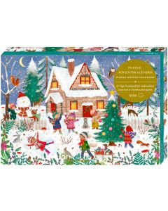 Puzzle-Adventskalender – Fröhliche Winterzeit