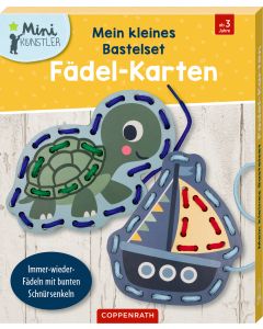 Mein kleines Bastelset: Fädel-Karten