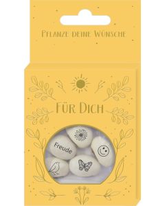 Geprägte Saatbohnen – Pflanze deine Wünsche